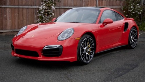 2016 Porsche 911 Turbo S = Auto-PDK Red 2.5k miles $154.5k  For Sale