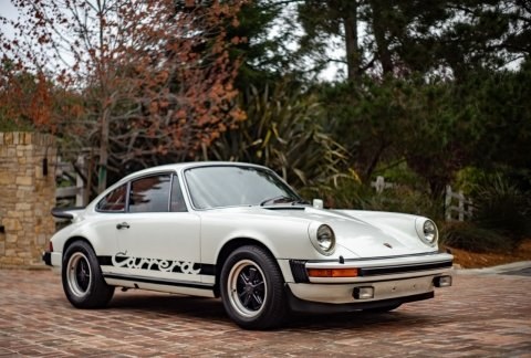 1975 Porsche Carrera 2.7 Coupe = low 34k miles Ivory $105k For Sale
