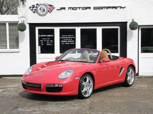 2005 Porsche Boxster 2.7 (987) Manual finished in Guards Red  SOLD