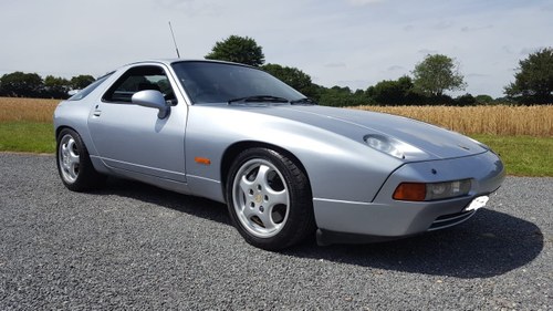 1993 Porsche 928 GTS A, Silver, Navy Leather, Sunroof For Sale