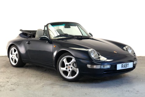 1997 Porsche 993 Carrera 4 Cabriolet, one of the last aircooled SOLD