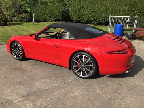 2012 Guards Red 911 (991) Convertible For Sale