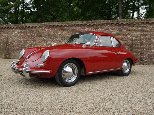 1962 Porsche 356B T6 Karmann Coupe matching numbers, original col For Sale