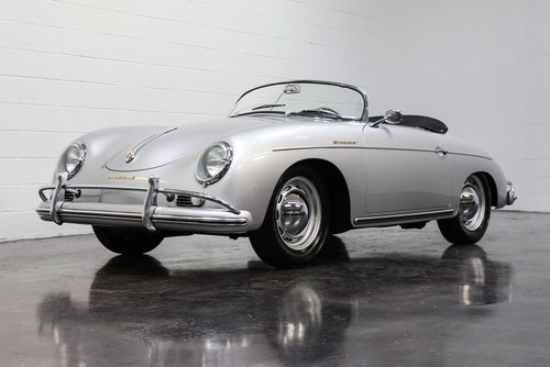1958 Porsche 356A T2 Speedster = Restored Correct Silver  For Sale