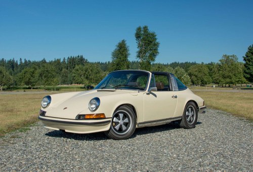 1973 Porsche 911S Targa = Rare 1 of 925 + Ivory $159k  In vendita
