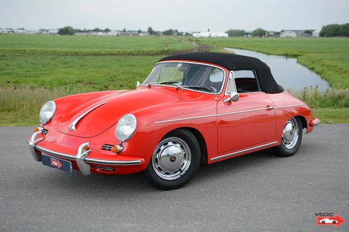 Porsche 356 B T6 1600 S Cabriolet 1962, drives very well For Sale