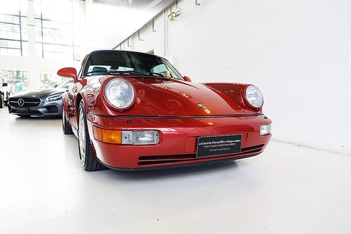 1990 stunning Carrera 4 in Coral Red, manual, books SOLD