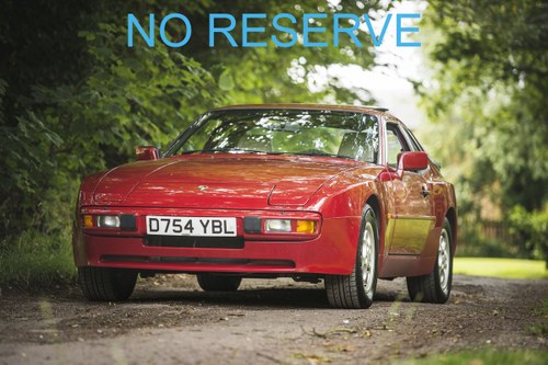 1986 Porsche 944S 16v - Only 1 Owner - On The Market For Sale by Auction