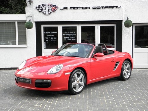 2007 Porsche Boxster 2.7 Manual finished in rare Guards Red SOLD