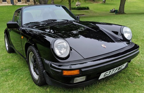 1989 Porsche 911 3.2 Targa in Black Stunning  For Sale
