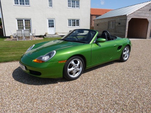 1999 Porsche 2.5 Boxster FSH Java Green Very Rare A vendre
