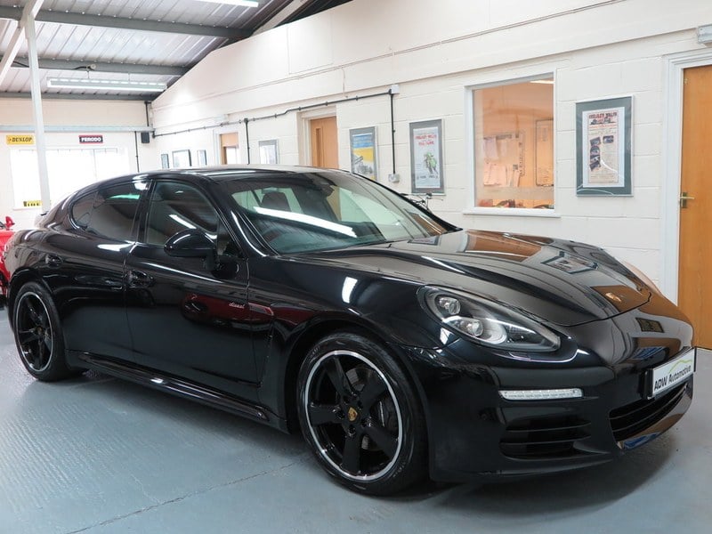 2015 15 Porsche Panamera 3.0TD ( 300bhp ) Tip - Jet Black