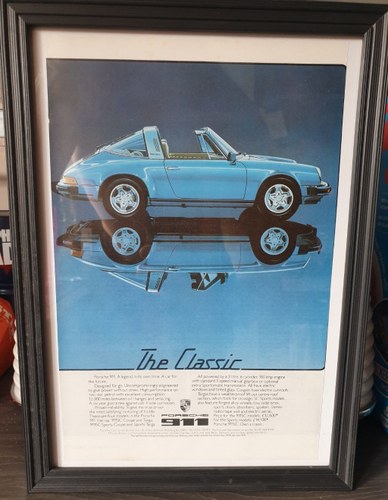 1979 Original Porsche 911 Advert In vendita