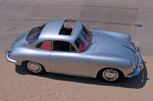 1964 Porsche 356 SC Coupé Sunroof  Correct Silver  $179k In vendita