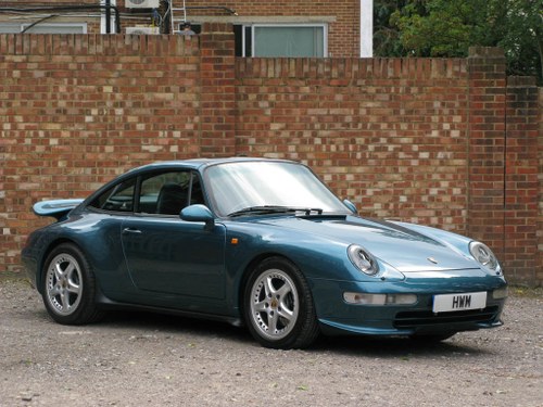 1996- PORSCHE 911, 993 C2 TARGA- PETROL BLUE For Sale