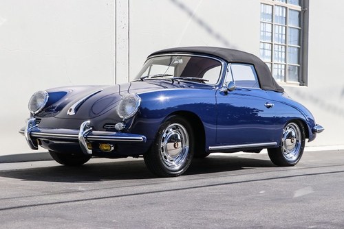 1965 Porsche 356C Cabriolet Full Restored Blue(~)Tan $obo  In vendita