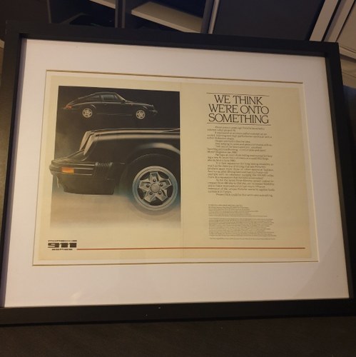 1980 Porsche 911 Advert Original  SOLD