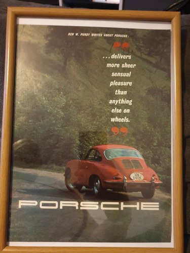 1963 Porsche 356 Advert Original  In vendita