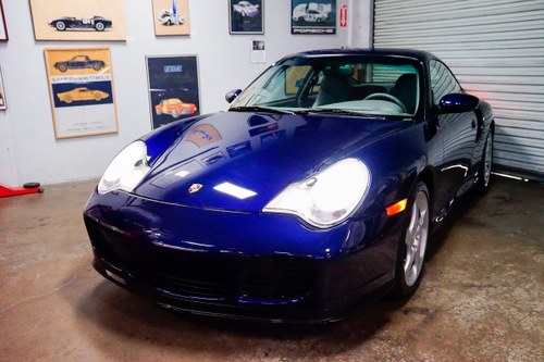 2002 Porsche 911 996 Twin Turbo Coupe Manual  Blue  $51.9k For Sale