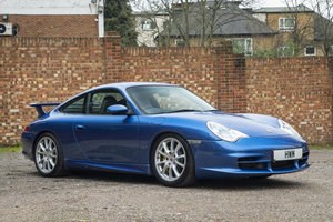 2003 PORSCHE 996 GT3 RHD COBALT BLUE METALLIC In vendita
