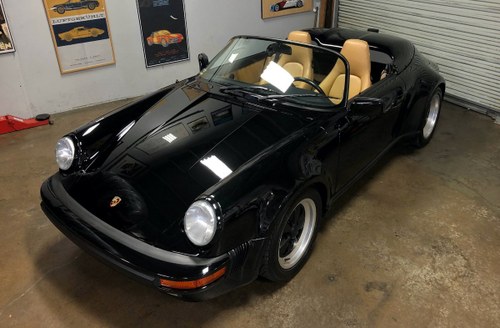 1989 Porsche 911 Speedster Rare 1 of 823 clean Black $154.9k For Sale