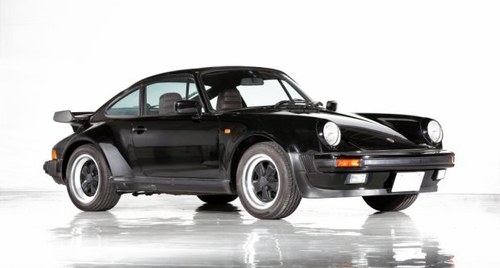 1984 Porsche 930 Turbo Coupe only 4.2k km Black(~)Maroon  For Sale