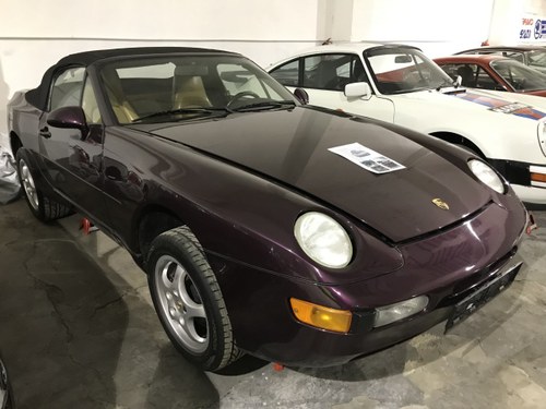1992 Porsche 968 Cabriolet - color violet In vendita
