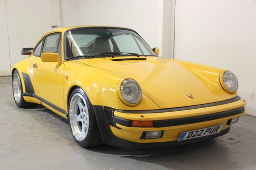 Porsche 911 Turbo in stunning Speed Yellow. 1986 SOLD