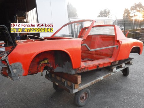 1972 Porsche 914 red and white body For Sale