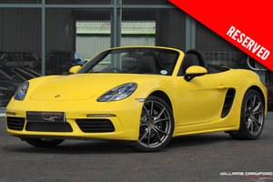 2017 RESERVED - Porsche 718 Boxster manual SOLD