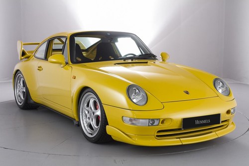 1995 Porsche 993 Carrera RS Clubsport Coupé in Yellow For Sale