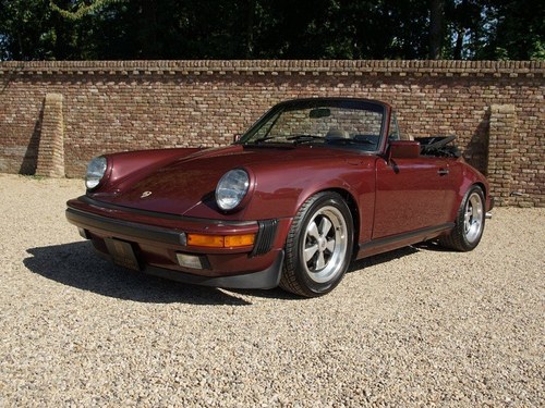 1984 Porsche 911 3.2 Carrera Convertible 3 owners from new, match For Sale