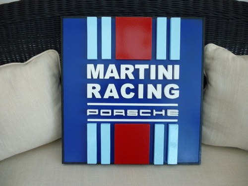 Martini Racing Porsche 3D Sign In vendita