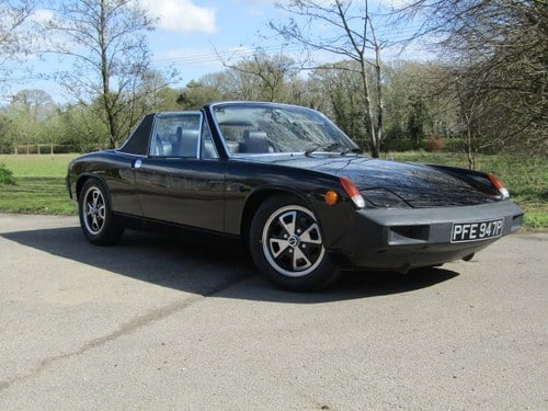 Porsche 914, 1976, 2.0, rare factory black, matching numbers SOLD