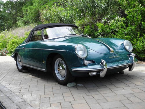 1960 Beautiful fjord green 356 B-Roadster! For Sale