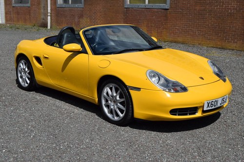 2000 Porsche Boxster S 3.2 Manual, Just 38967 Miles, Speed Yellow SOLD