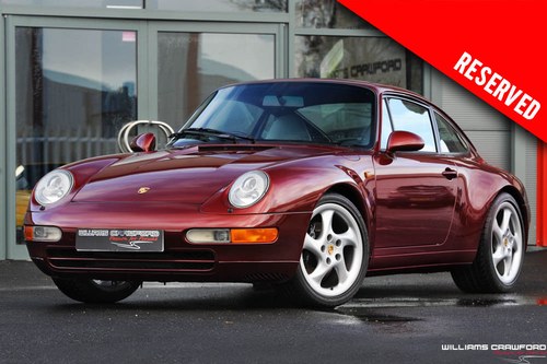 1996 RESERVED - Porsche 993 Carrera manual coupe VERKAUFT