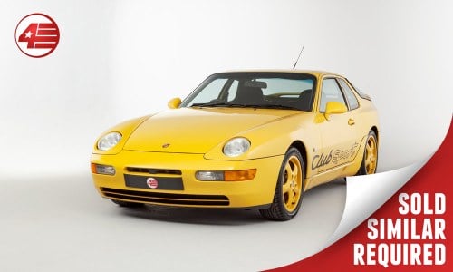 1994 Porsche 968 Club Sport /// UK RHD /// 83k Miles VENDUTO