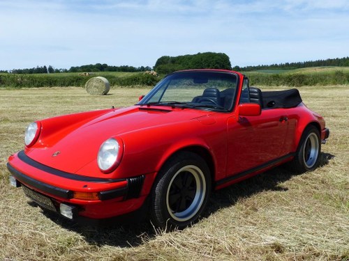 1983 Porsche 911 3.0 Convertible - only 161 km after restoration For Sale