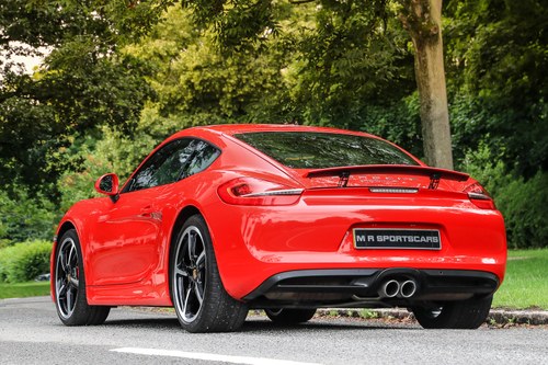 2015 Porsche 981 Cayman S Guards Red PDK Coupe For Sale