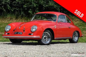 1956 Porsche 356 A (T1) LHD coupe by Reutter SÅLD