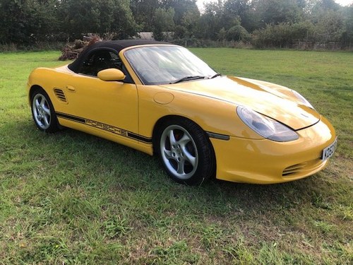 2003  PORSCHE-BOXSTER-986-NOT-987-SPEED-YELLOW-ULTRA-LOW-MILEAGE- For Sale