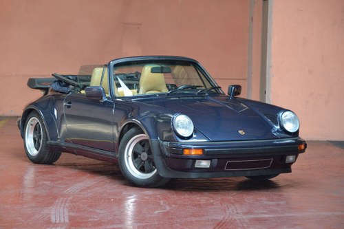 1987 Porsche 911 3.2L Cabriolet Turbo Look Usine No reserve In vendita all'asta