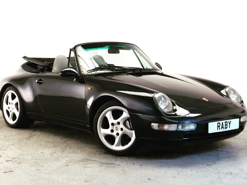 Porsche 993 Carrera 4 Cabriolet, with a great history