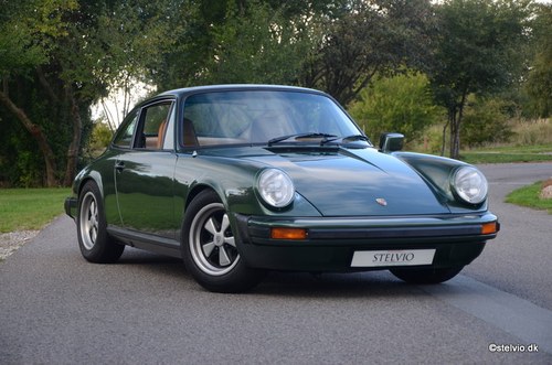 1977 Porsche 911S 2,7 Perfect classic 911 in rare Oak Green Metal SOLD