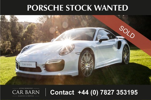 2005 Porsche Stock Wanted In vendita