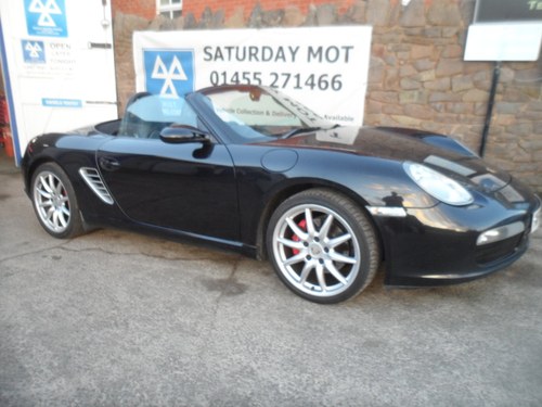 2008 BOXSTER SPORT CONVERTIBEL 3 BLACK 155,000 MILES F.S.H MOTED For Sale