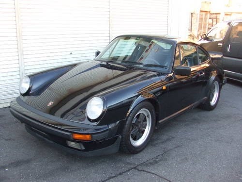 1985 Carrera 3.2 black on black coupe, no rust !!! SOLD