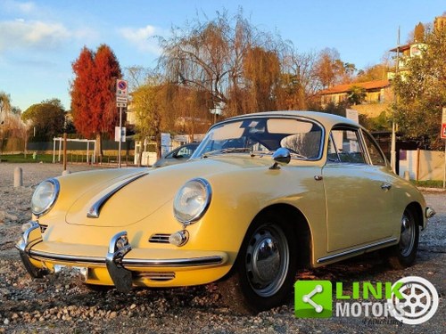 1963 PORSCHE 356 Coup 1600 SC Matching Numbers Targa Oro For Sale