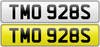 1984 Porsche number plate for sale TMO 928S SOLD